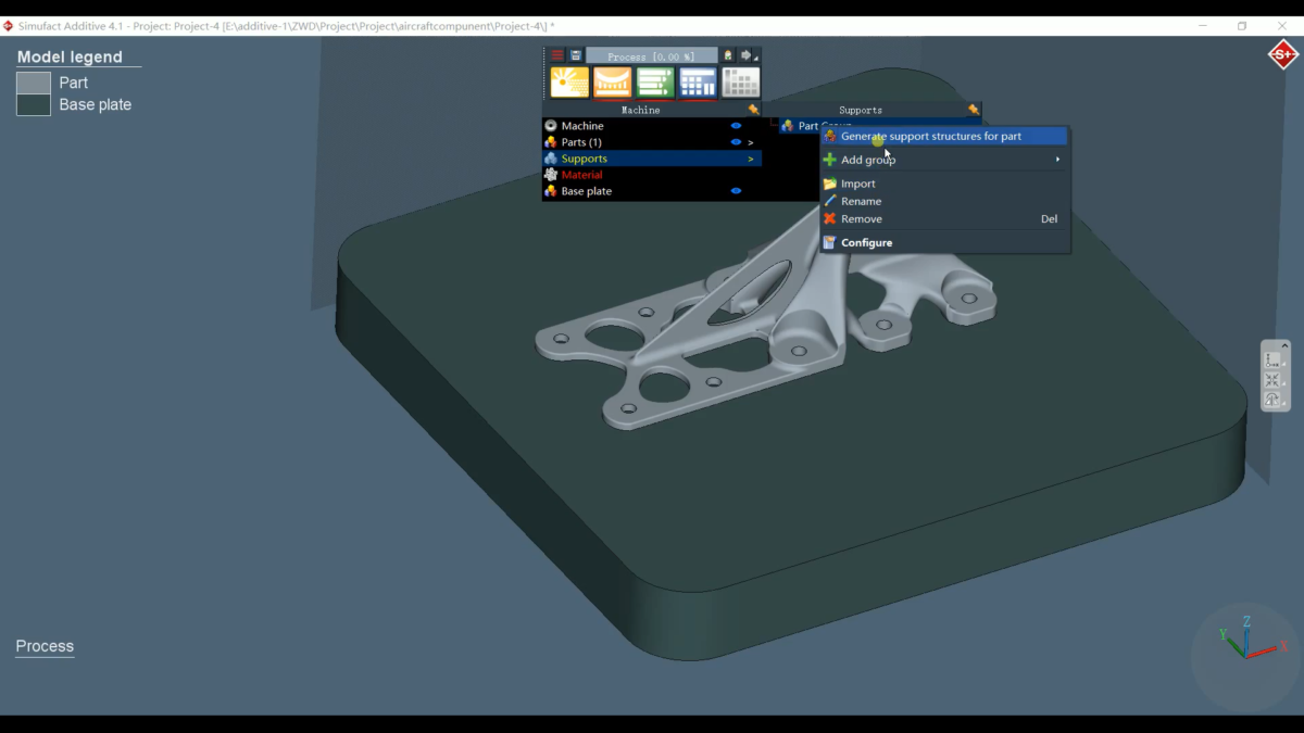 Ansys Additive Print 操作界面 04